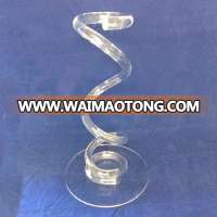 Special Spiral Clear Acrylic Lucite Umbrella Cane Holder with base